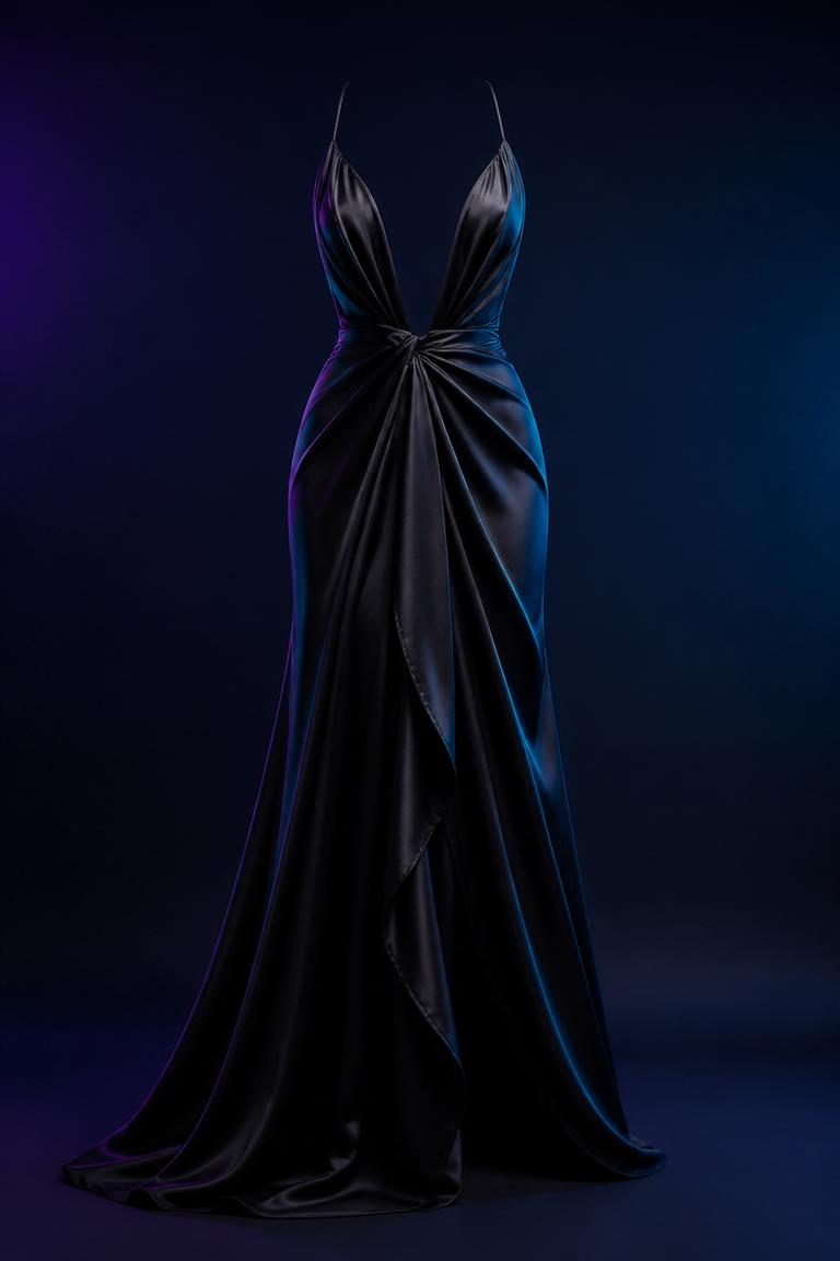 Silk Evening Gown